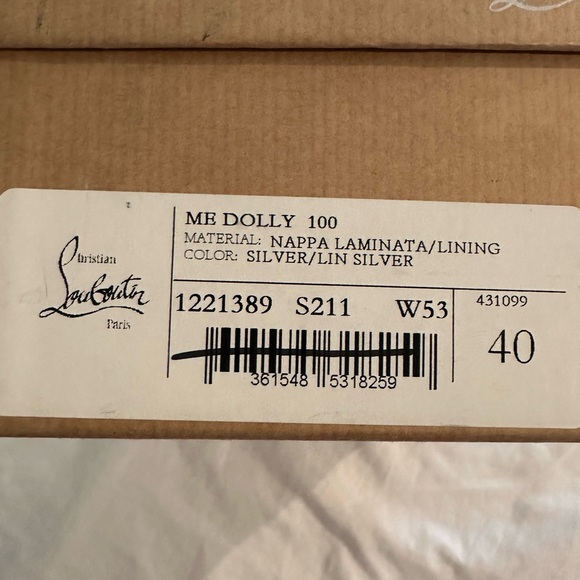 Christian Louboutin Silver Me Dolly - Picture 16 of 16